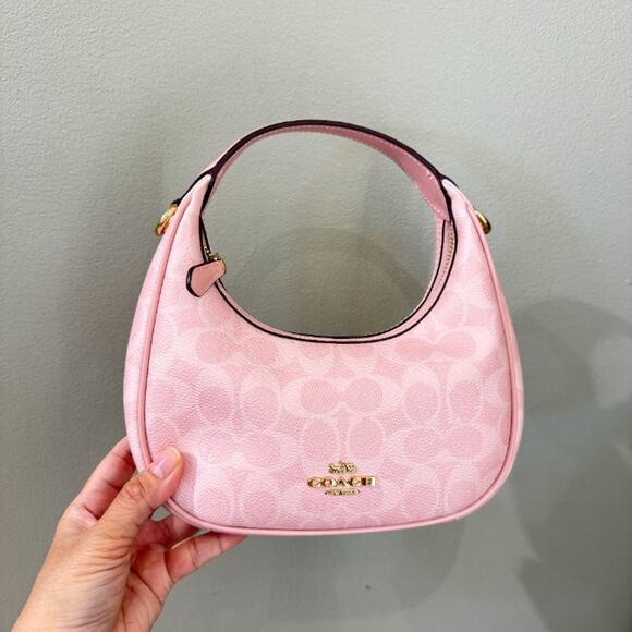Coach Carmen Mini Crossbody Bag In Signature Canvas CAM83 - Picture 1 of 8